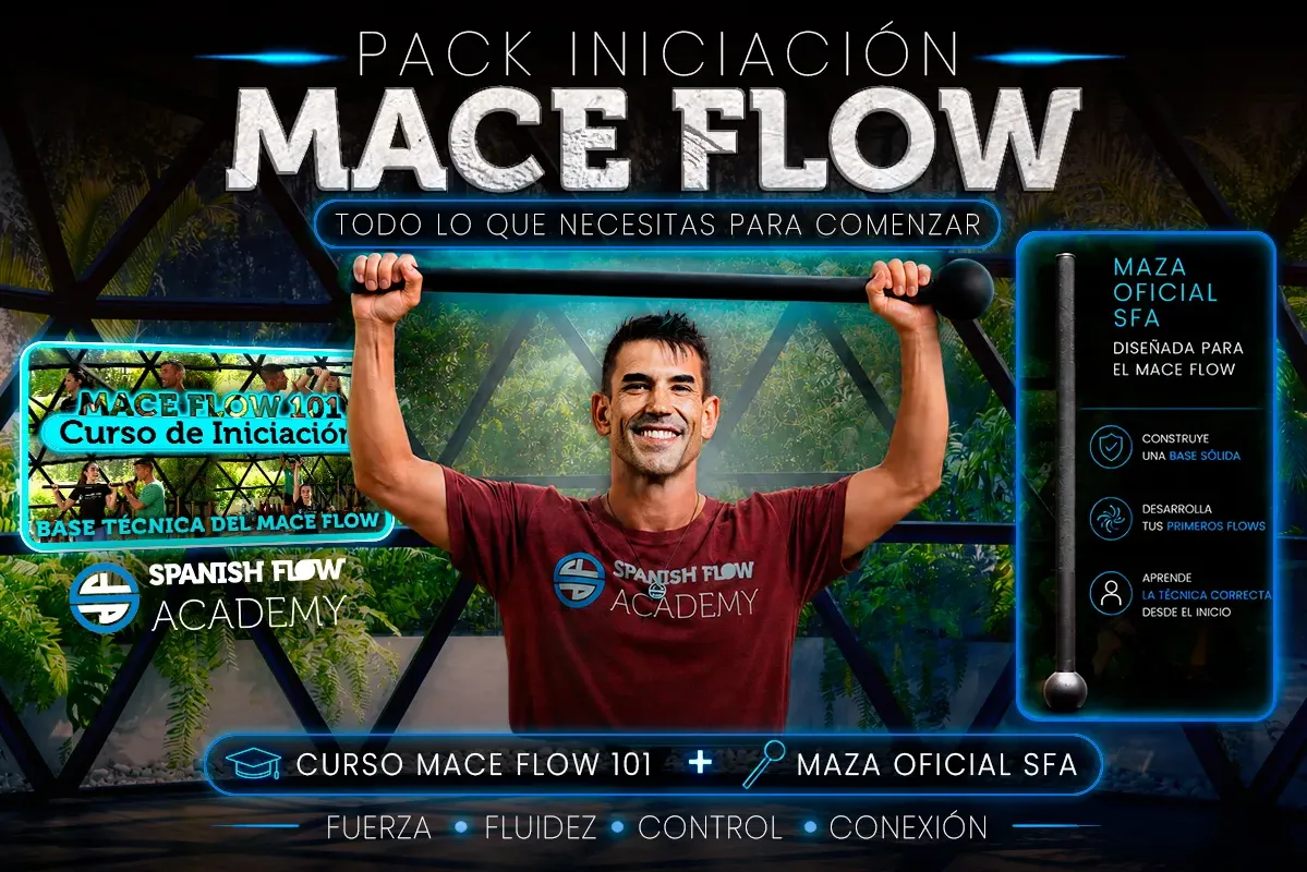 Pack Iniciación Mace Flow: curso Mace Flow 101 y maza oficial SFA