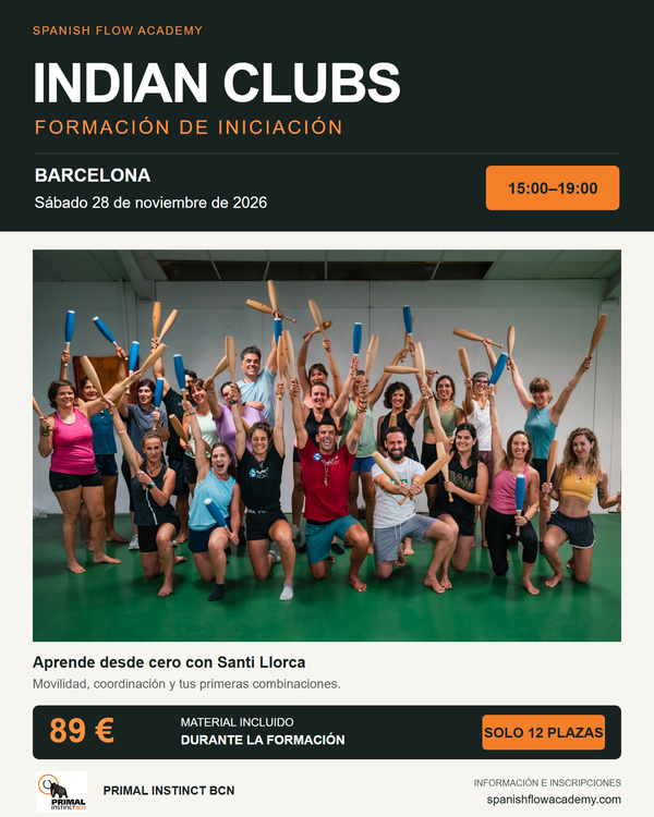 Workshop Iniciacion Indian Clubs
